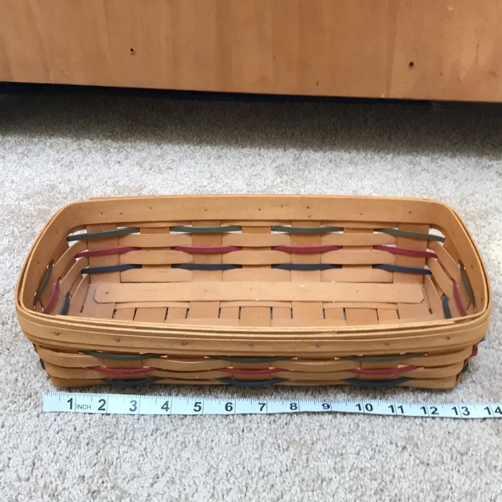 LONGABERGER 2000 handwoven warm bread basket